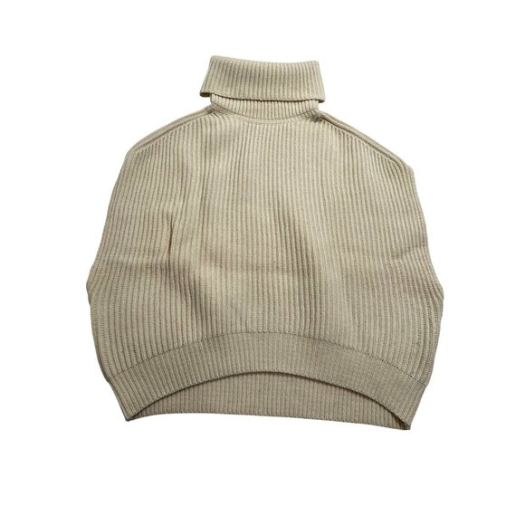 Blossom Ribbed Knit Sweater Vest in Cream - Picture 2 of 3